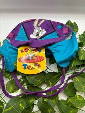 Looney Tunes Kids Purple & Teal Bugs Bunny Hat